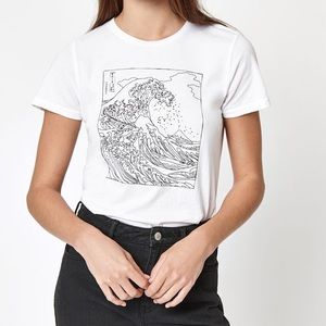 La hearts wave shirt
